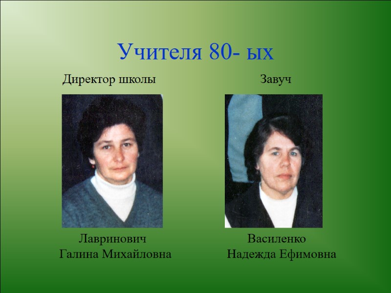 Директор школы            